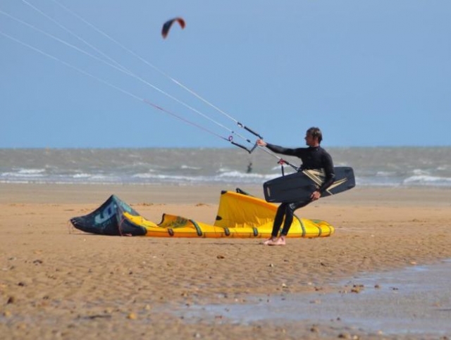  Preparación del material de kitesurf